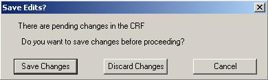To change the status of an ecrf from Incomplete to Complete, at least one data modification needs to occur.