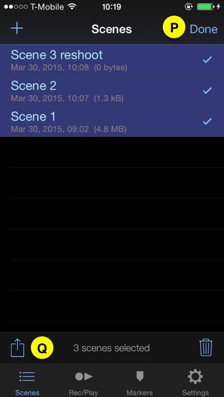 Sharing - Overview MetaRecorder offers three methods for sharing Scenes: Dropbox, the popular cloud based file sharing service; Email itunes, via a wired connection between your ios device and your