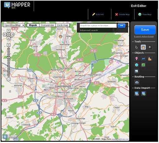 Umapper What is UMapper? UMapper is an universal web-based map authoring application. You can create content for your maps with a XML file called KML.