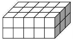 Slide 110 / 115 68 The right rectangular prism shown is made from cubes. Each cube is 1 cubic unit.