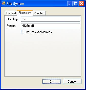 Adding or editing a Profile The following table describes field of the Files tab: Field File The Filesystem tab Description Browse for a specific file to monitor.