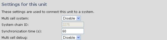 In this setting, you must disable the Multi-cell parameter of each base station.