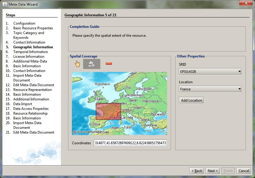 Desktop tool with GIS capabilities