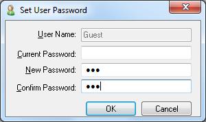 Modify Password 1- Click on the Modify Password button to open the following screen: 2- On this screen you can change