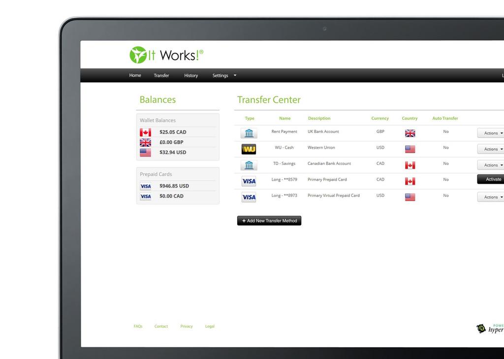 IT WORKS! PAY PORTAL WEBSITE The It Works! Pay Portal website (www.myitworkspay.com) offers a highly intuitive experience to ensure that you can seamlessly receive and manage your payments.