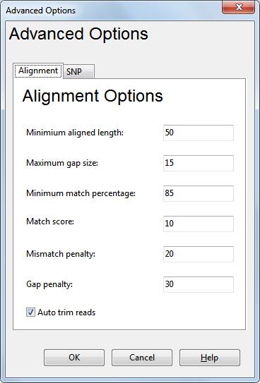 Advanced Options (BAM Layout) Clicking the Advanced Assembly Options button from the Assembly Options (BAM Layout) dialog opens the Advanced Options dialog.