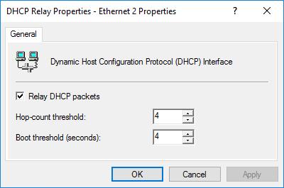 Installing a DHCP Relay Agent (2 of 2) To make a Windows Server 2016 server a DHCP relay agent, follow these steps (continued): 7.
