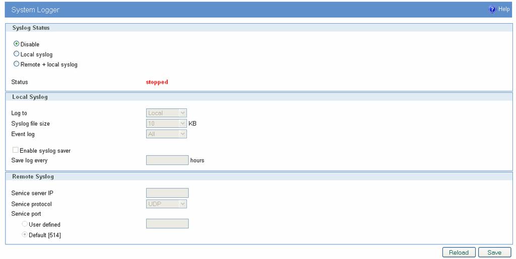 Management Logs Syslog is a standard for forwarding log messages in an IP network.