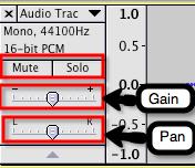 necessary Go to Edit > Select > Track start to cursor to select all audio from the beginning up to the cursor (playhead) Go to Edit > Select > Cursor to track end to select all audio from the cursor