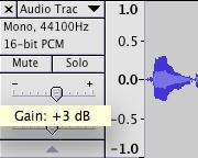 Step 3 Go to Effect > Bass Boost On track header of the 3 rd track, drag the Gain slider to