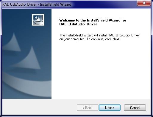 (6) "RAL-KEB02iP installer" will start automatically. Click 'Next' to start installation.