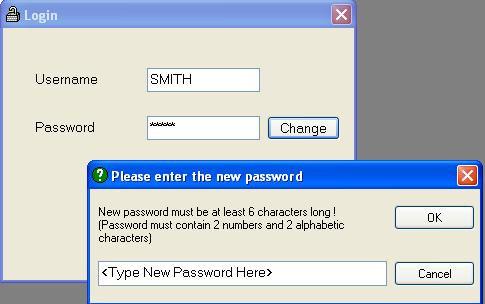 You could change your password by clicking on the Change button beside the password textbox and entering your new password on the pop-up dialog
