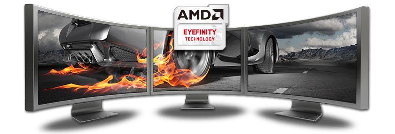 AMD Eyefinity Technology Multidisplay technology for gaming, productivity and entertainment We are taking you beyond the boundaries of