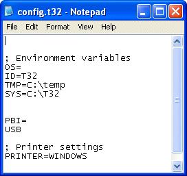 This configuration should be adapted to your debugging environment on your host PC.
