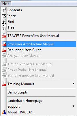 Set up the Debug Environment In order to set up your debugger, you need some knowledge about your CPU and your target configuration.