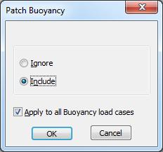Patch Buoyancy Individual patch buoyancy factors can be edited by using the Patch Buoyancy dialog.