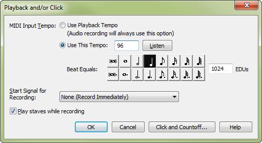 C. To change the recording tempo and countoff If you are transcribing a complex passage,