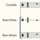 Finale adds the staff in the selected Score Order, grouped by instrument type.