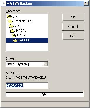 Tools and Maintenance Backup This utility allows you to create a backup of your workstation's registration data.