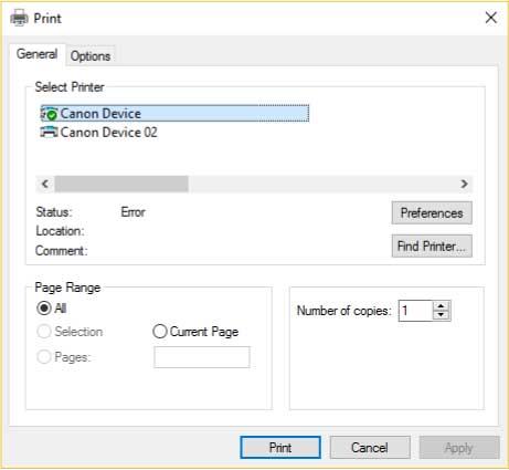 Printing 3 In the print settings screen of the driver, set the