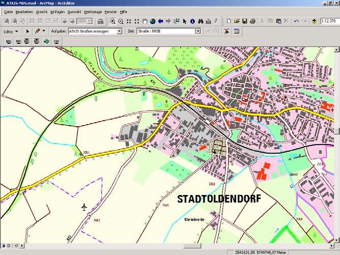 realize the complex visualization methods, AED-SICAD has created necessary extensions based on the ArcGIS technology, because the GIS base tools for all their comfort - could not meet the