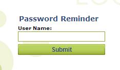 On the LMS Login Page there is a link called email me my password. Click on this link and you will be taken to a password reminder page.