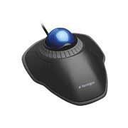 Kensington Orbit Trackball Model # S972337 Symmetrical trackball for easy right or left hand use 2-button customizable control features Good for person with side-side wrist deviation sensitivity or