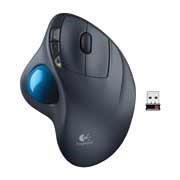 and paste functions Logitech Trackball M570 Model #S9910-001799 Logitech Marble Mouse Trackball Model #904360-0403 Trackball comfort: Sculpted shape supports your hand and stays in one place move the