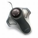 Kensington Orbit Trackball Model #449993 Symmetrical trackball for right/left hand use Smaller scale than most trackballs 2-button control with no customizable features for drag-lock Good for person