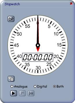 Stopwatch 15 Allows a count-up stopwatch with a range of 9h 59m 59s and a resolution of up to 1/100th of a second to be displayed on the Easibook page.