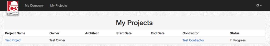 5. Working with projects (cont d) This opens the project list.