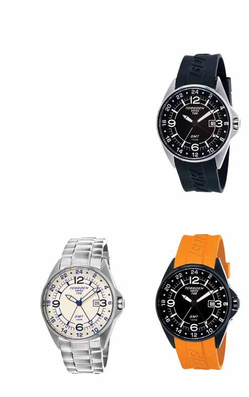 T25 T25303 T25304 T25203 Dimensions: Case diameter 45mm Case thickness 14mm Crystal diameter 40mm Strap Width: 24mm 24 Hour Additional Hand for Dual Time Military Format (GMT) High Grade Stainless