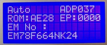 The following LCD error messages (if displayed) have to be corrected before offline programming can be carried out.