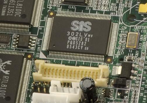 chip of SiS VGA chip, integrates a.
