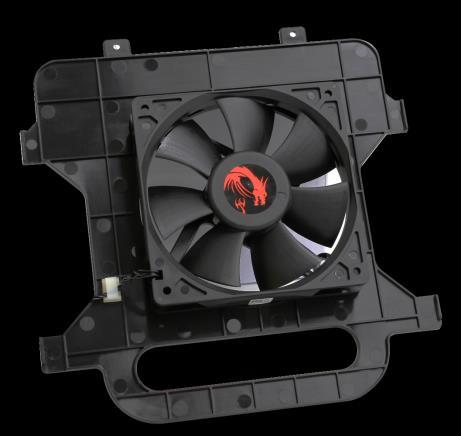 Optimize Cooling 2 ND System Fan* 2 nd System Fan Bracket The bracket can be installed on 92mm or