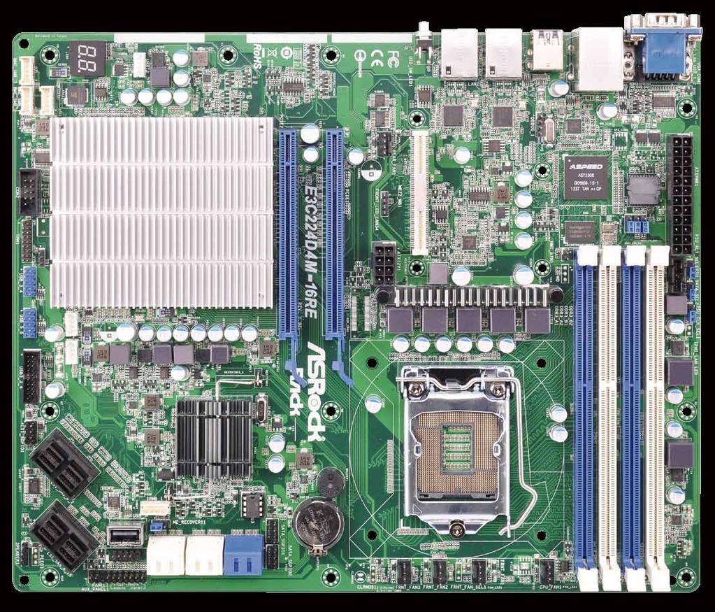 E3C224D4M-16RE Intel LGA 1150 Socket 2 x PCIe 3.