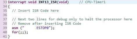 Interrupt Service Routines: In order to use Interrupt Service Routines (ISR's) in C/C++ code there are a few steps you will need to take.