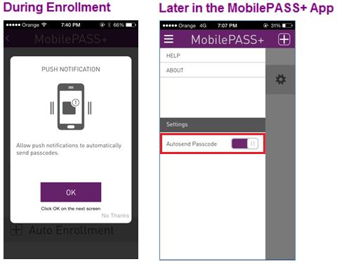 5 Token Management and Enrollment 5 Token Management and Enrollment For existing customers who are currently using MobilePASS tokens, you ll need to provision new MobilePASS tokens on MobilePASS+