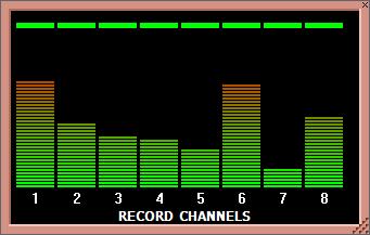 Record Level Window Recording level can be displayed in a separate re-sizable window. To open the Record Level window: 1. Do one of the following: a.