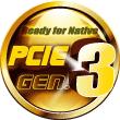 PCI-E Gen 3.0 Ready PCI-E 3.