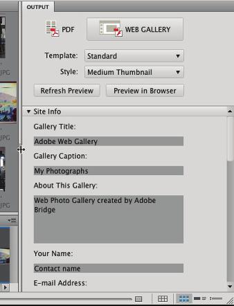 Automation tools in Adobe Bridge 2 In the Content window, click once on image IMG_374.JPG, and then use the scroll bar to locate the image named IMG_443.JPG. Hold down the Shift key and click on the last image; this selects both images and all the images in between.