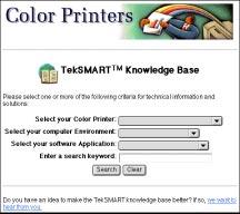 Getting Help 6 TekSMART Knowledge Base The TekSMART Knowledge Base, researched and maintained by Tektronix Customer Support Center, is an extensive library of articles to help you care for and get