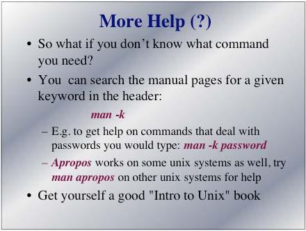You can search the manual page
