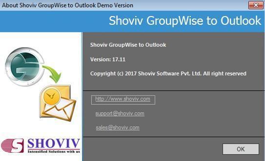 About GroupWise To Outlook More effective version 17.11 of Migration has arrived, embedded with new features and look.