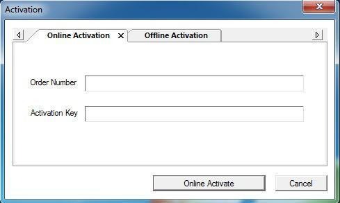 Activate License There are two options to activate license : 1. Online Activation 2. Offline Activation 1.