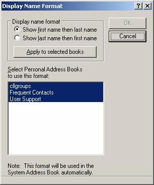 CHANGING AUTO FILL NAME ORDER: Want to use first names instead of last names when sending items, here s how. 1. Open the Address Book. 2.