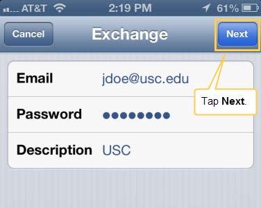 8. After populating the Email, Password,