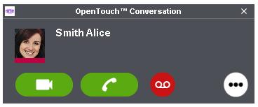 2.17 Search for a contact Searching for contacts in OpenTouch Conversation is simple. The search is performed through your local and corporate directories.