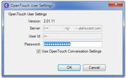 Contact cards can be created for calling parties that are not recognized. 3.3 OpenTouch conference OpenTouch conference integration is performed through an add-in client.