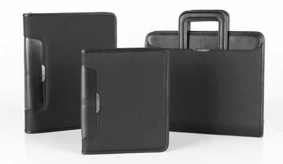 CHARACTERISTICS Internal organization with easy-to-spot icons Samsonite logo on metal plaque ipad and cellphone pockets on all